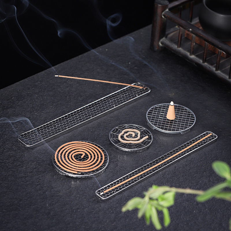 Сетчатый коврик для благовоний из нержавеющей стали, подставка для ароматизаторов