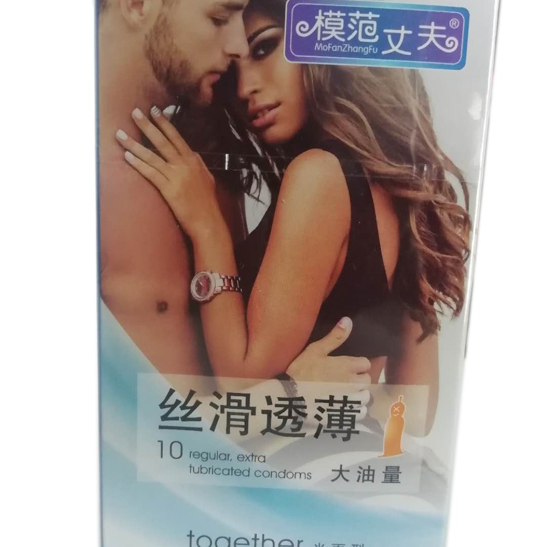 Tongle model husband 10 PCs thin particles flat sex condom condom adult sex products