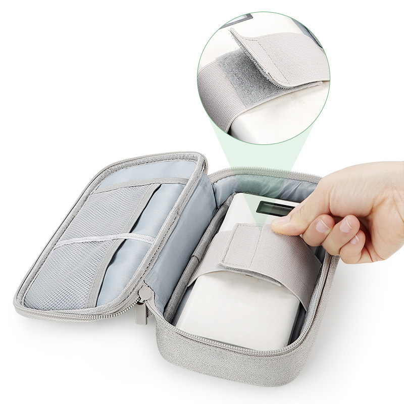 Multifunctional Mobile Phone Digital Accessories Cosmetics Bag Mobile Phone Bag U Disk Power Bank Mobile Hard Drive Data Cable Cosmetics Bag