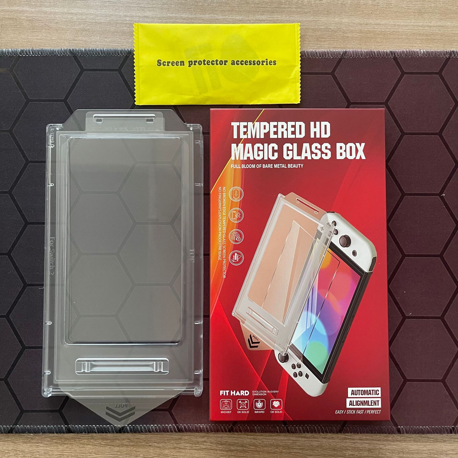 For Nintendo Switch2 Game Machine Tempered Film HD Handheld Screen Glass Protective Film Film Artifact