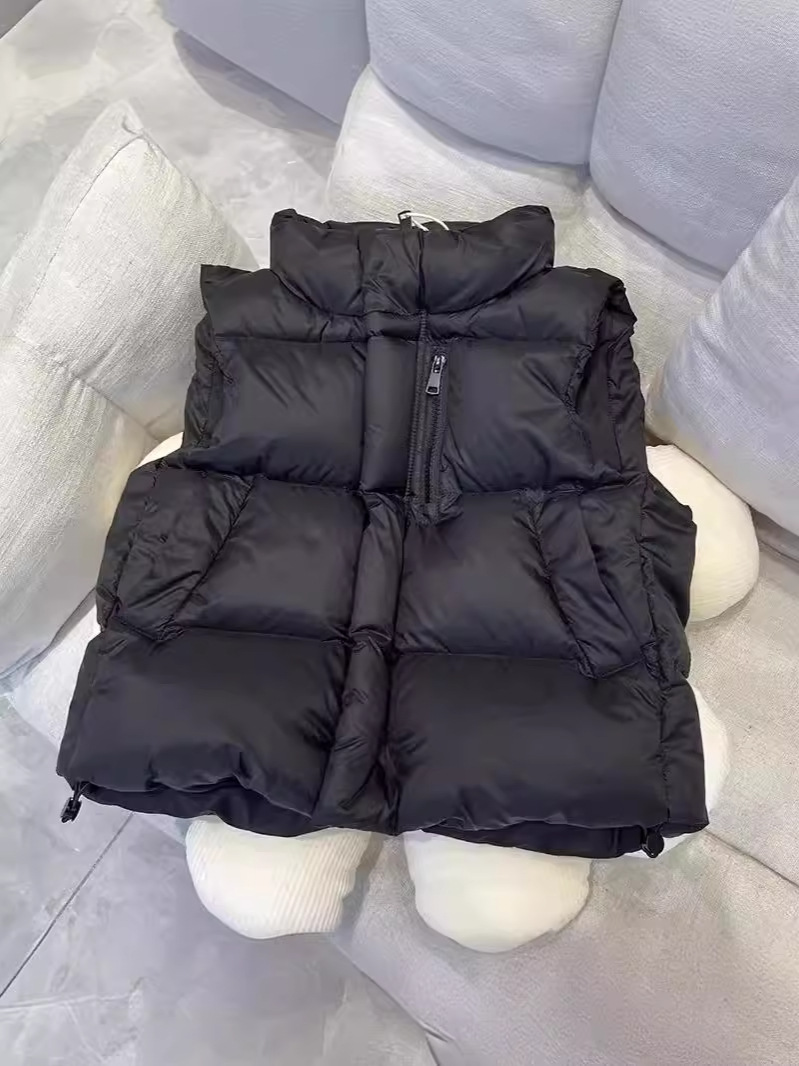 Girls' Horse Clip for Spring and Autumn Wear Boys' Vest Baby's Waistcoat Middle and Big Children's Down Cotton Vest Children's Winter Vest