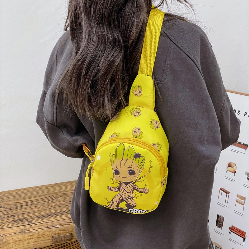 Cross-Border Animation Cartoon Children's Chest Bag Creative New Style Shoulder Bag for Boys and Girls Large Capacity Lightweight Coin Crossbody Bag