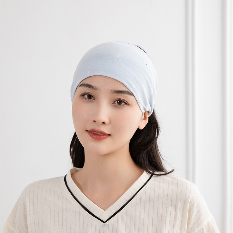 Factory Wholesale Moon Hat Baby Hat Printed Parent-child Hat Cotton Breathable Postpartum Moon Hat