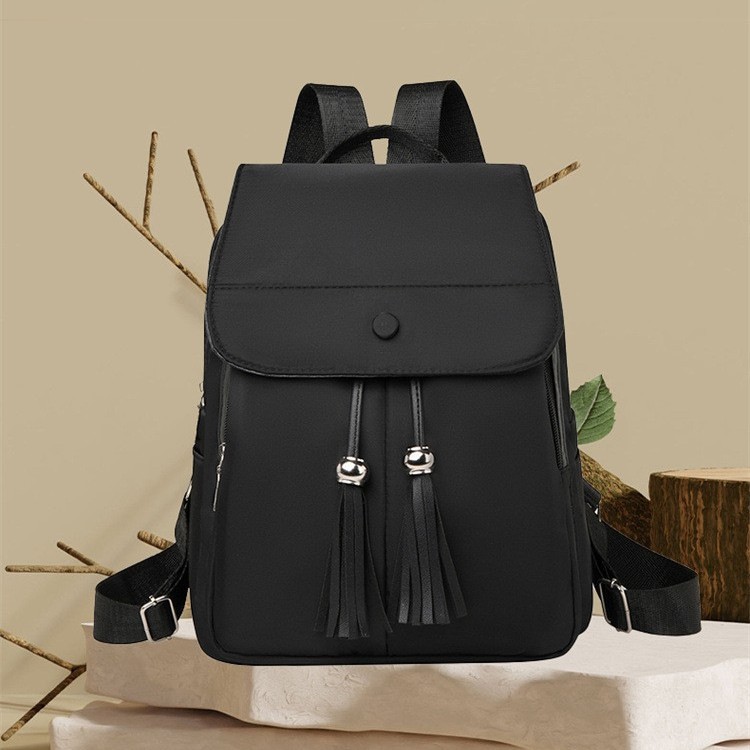 Модный и простой рюкзак однотонного цвета для женщин, высококачественный рюкзак для работы, легкий, большой объем