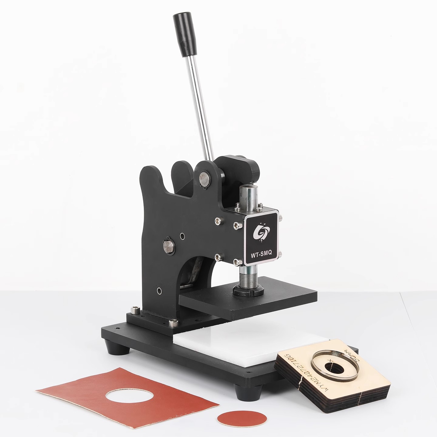 Manual Small Die-Cutting Machine Flat Press Punching Creasing Machine Leather Fabric Paper Sample Knife Mold Round Knife Cutting Machine