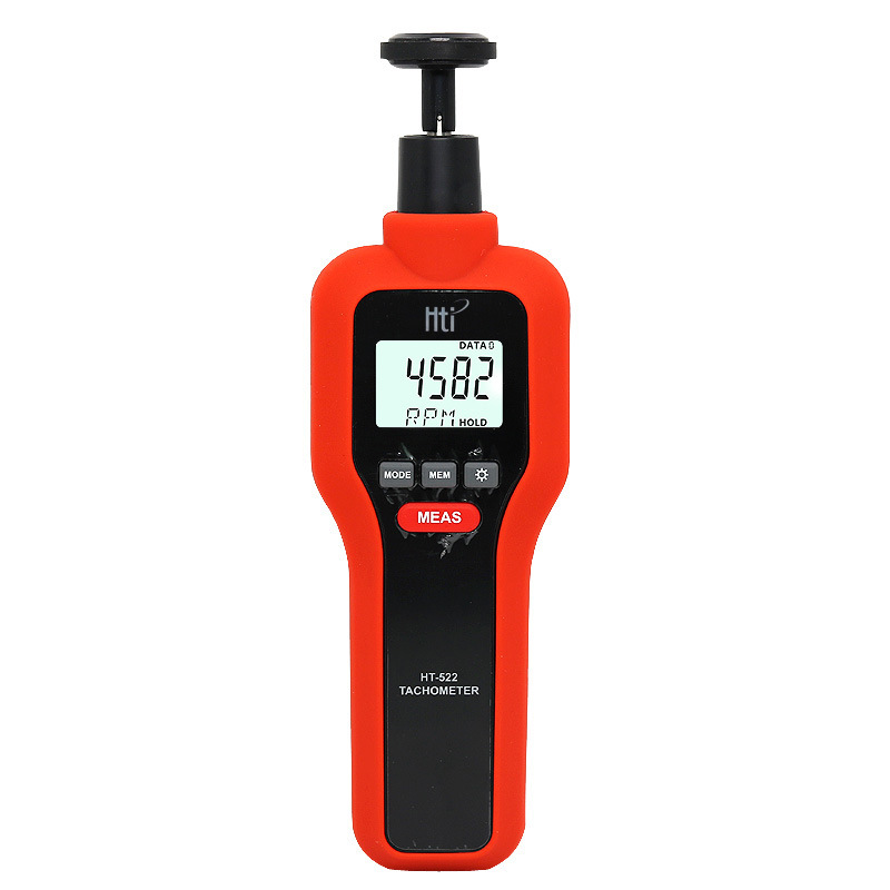 Xinsite Htiht522 Tachometer Two-In-One Contact Photoelectric Tachometer Measuring Line Speed Meter High Precision