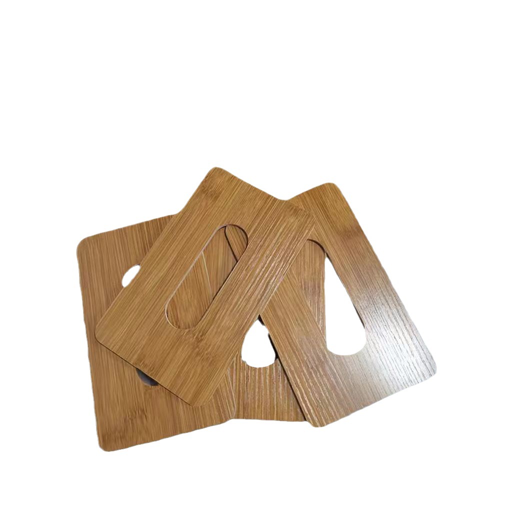 Factory Direct Supply Wholesale Density Board Processing Tissue Box Napkin Box Creative Simple Scandinavian Style Advertising Mdf Board