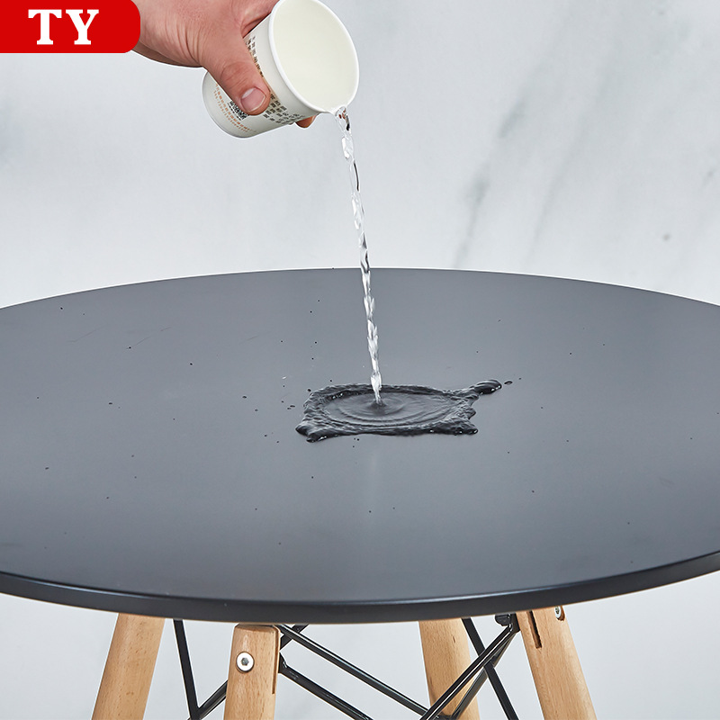 Eames Small Round Table Home Rental Dining Table Simple Small Apartment Conference Negotiation Table Milk Tea Shop Table Manufacturer