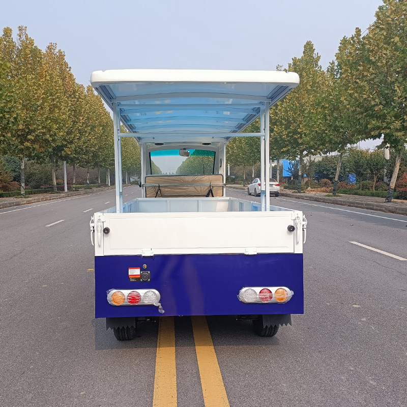 Electric Modified Truck, Two-Seater Food Delivery Truck, Hotel Linen Cart, Factory Tool Truck, Express Transportation, Four-Wheel Electric Vehicle