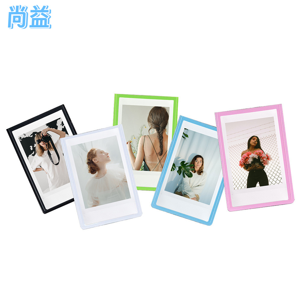 Polaroid 3inch Magnet Color Photo Bag Creative Refrigerator Magnet Personalized Creative Magnetic Star Photo Card Holder
