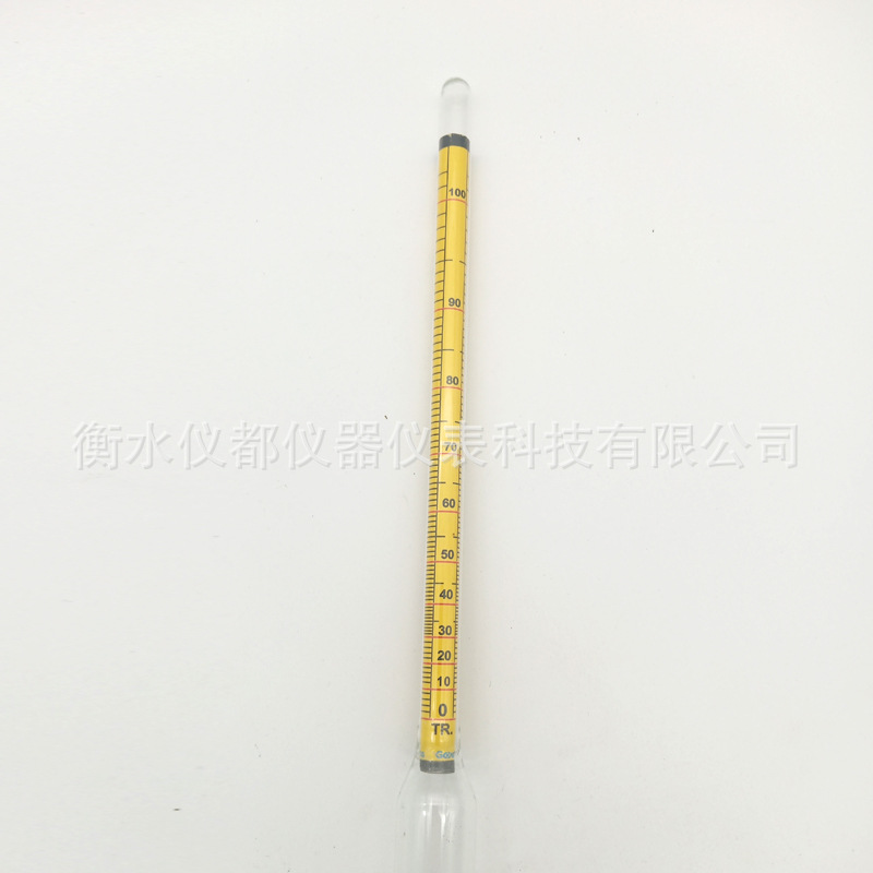 Alcohol meter density meter 0-100 single alcohol meter alcohol meter glass alcohol meter factory wholesale