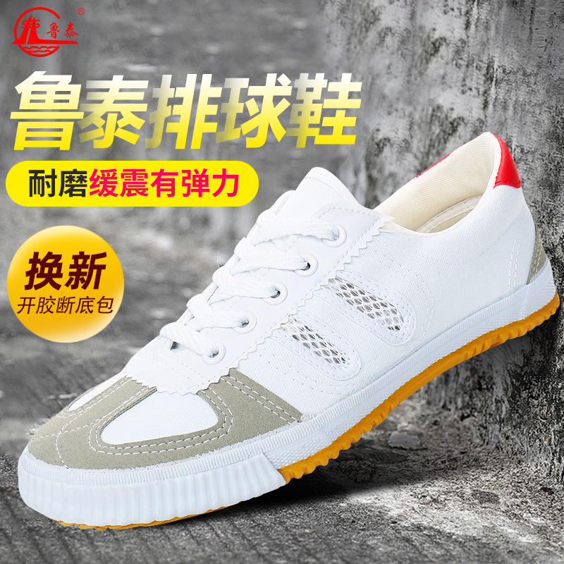 Lutai volleyball shoes wear-resistant shock-absorbing men's sneaker mesh shoes women's moral training shoes running shoes tai chi shoes martial arts shoes