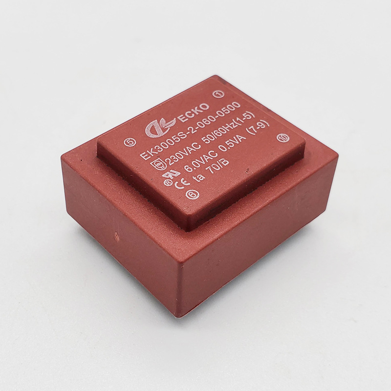 Factory dry potting pin low frequency power transformer horizontal single-phase isolation transformer small transformer