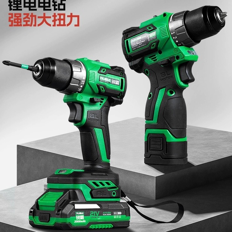 Многофункциональная Руйба перезаряжаемая дрель, ударная бесщеточная, высококрутящий момент, ручная дрель, электрический шуруповерт