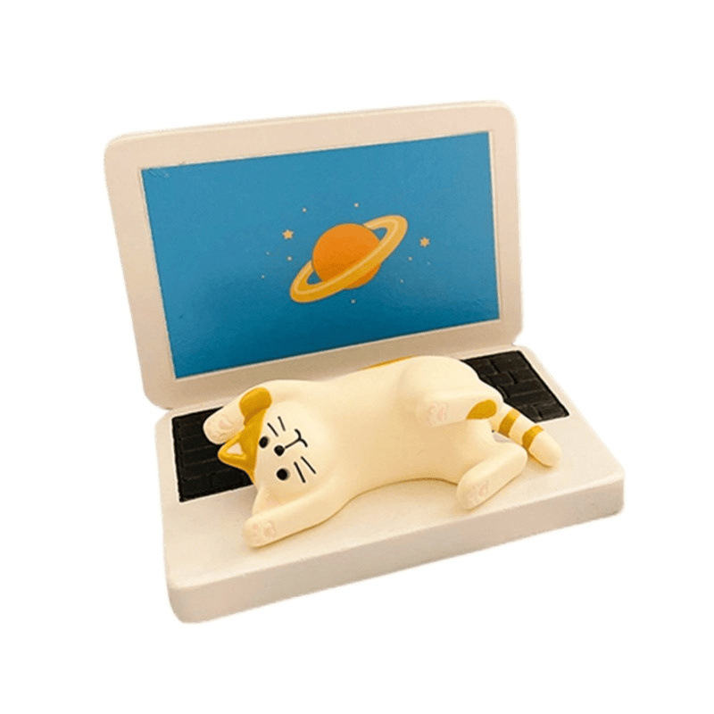 Creative Lazy Desktop Rack Cute Japanese ZAKKA Grocery Toast Bread Puff Cat Rack