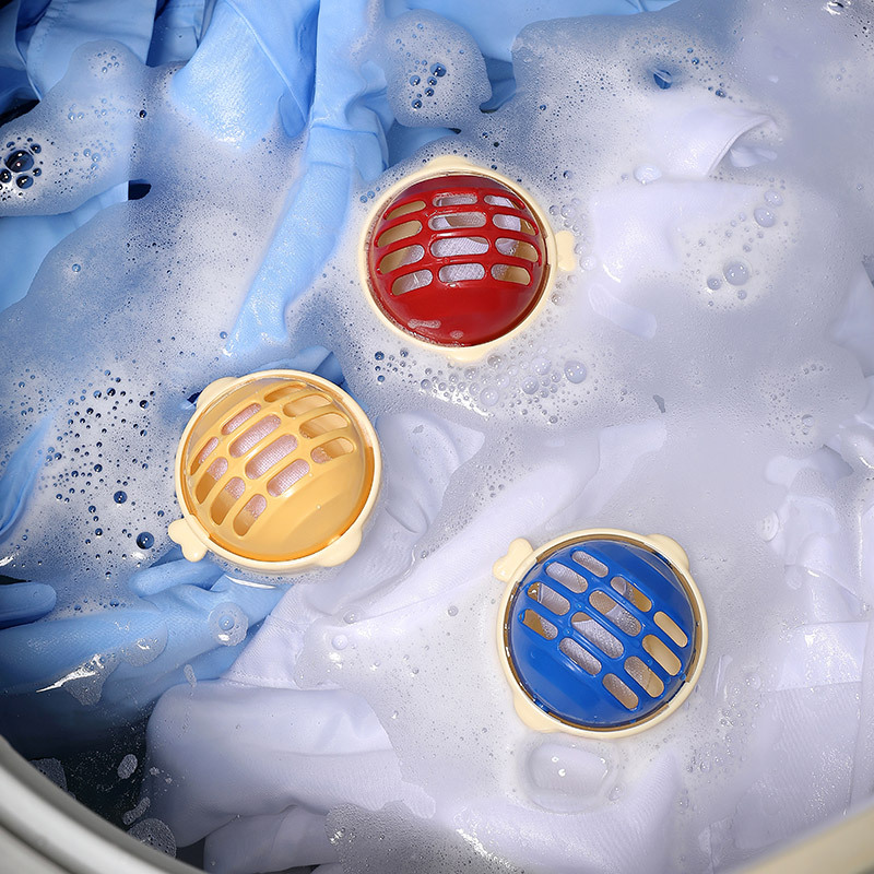 Puffer washing ball washing machine filter dehairy sticky hair anti-winding dehairy suction device washing and cleaning floating objects