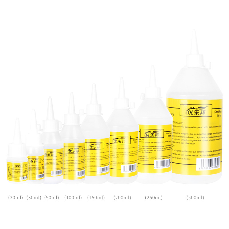 Alcohol glue children's handmade DIY non-woven fabric 30ml alcohol glue hemp rope stave dragon twist bar transparent glue