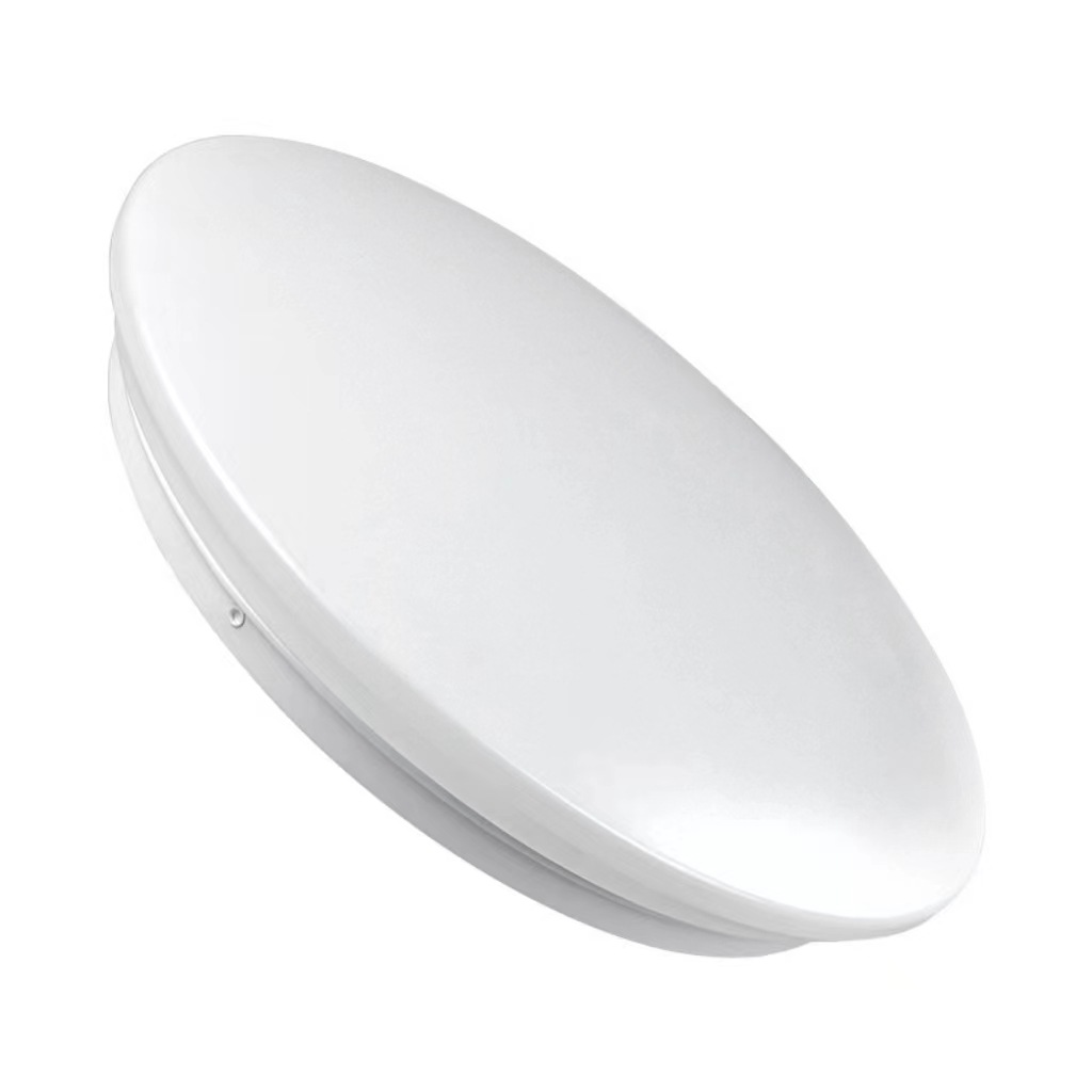 Acrylic All-White Engineering Ceiling Light for Corridors, Hallways, Balconies, Simple Bread-Shaped Light, Led Ultra-Thin Round Ceiling Light