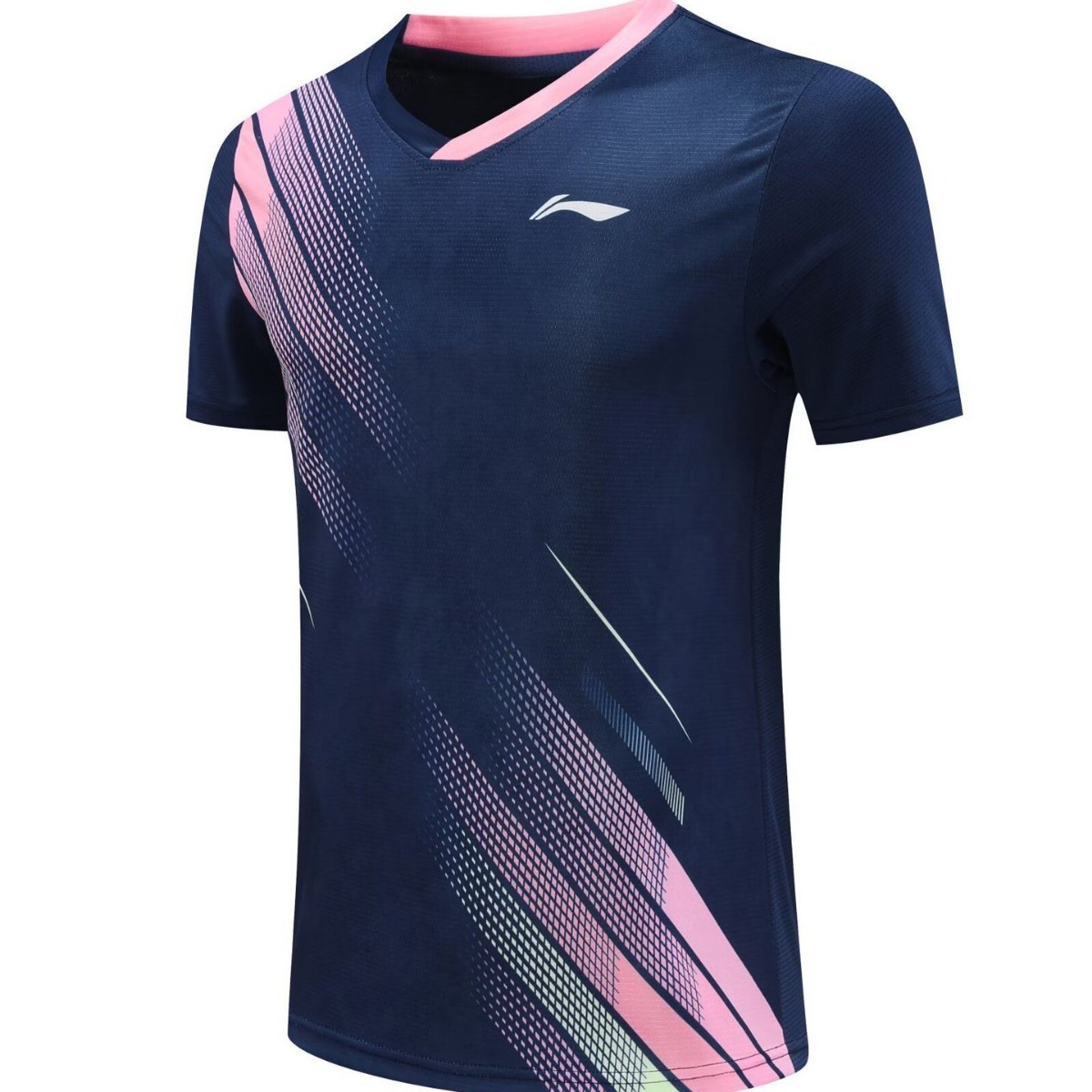 New Badminton Suit Men's and Women's Short-sleeved Quick-drying Breathable Student Women's and Children's Badminton Competition Training Suit 6613