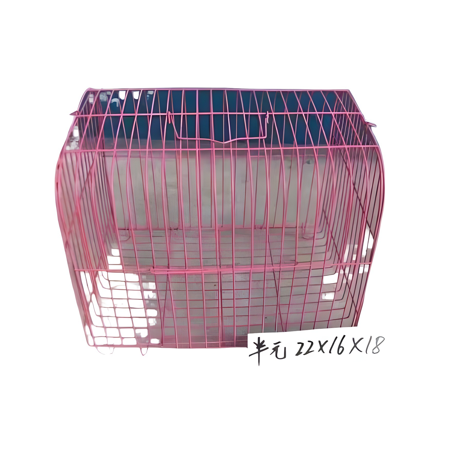 Wire Small Birdcage Household small size Portable Transportation Pet Cage Folding Square Pillow Hair Bird Pet Express Cage Squirrel Cage