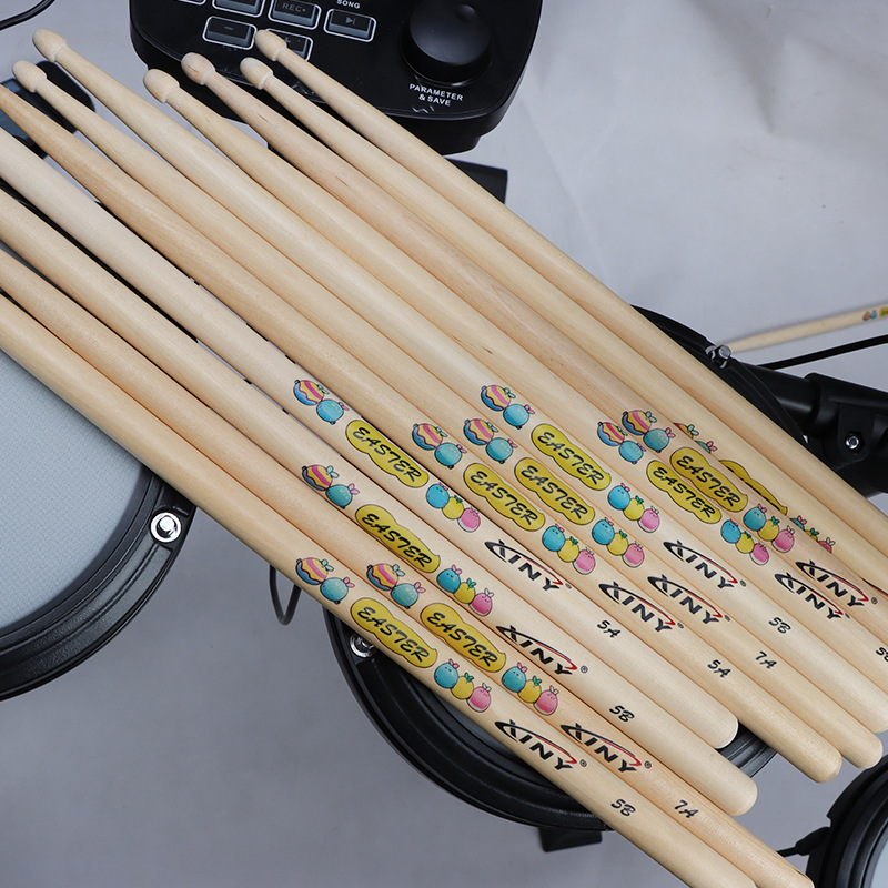 Easter Pattern hua'wen Maple Drum Stick Easter Hot Products Maple DrumStick