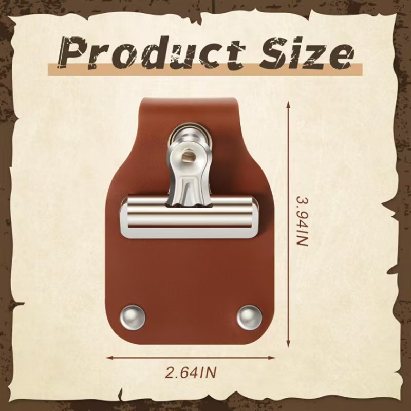 Spot Pu Leather Marathon Race Number Display Clip, Livestock Display Number Holder Plate Sticker