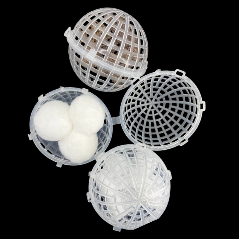 Direct Selling Biological Hanging Film Suspended Ball Filler pp Suspended Ball Filler Porous Polyurethane Sponge Plastic Hollow Ball