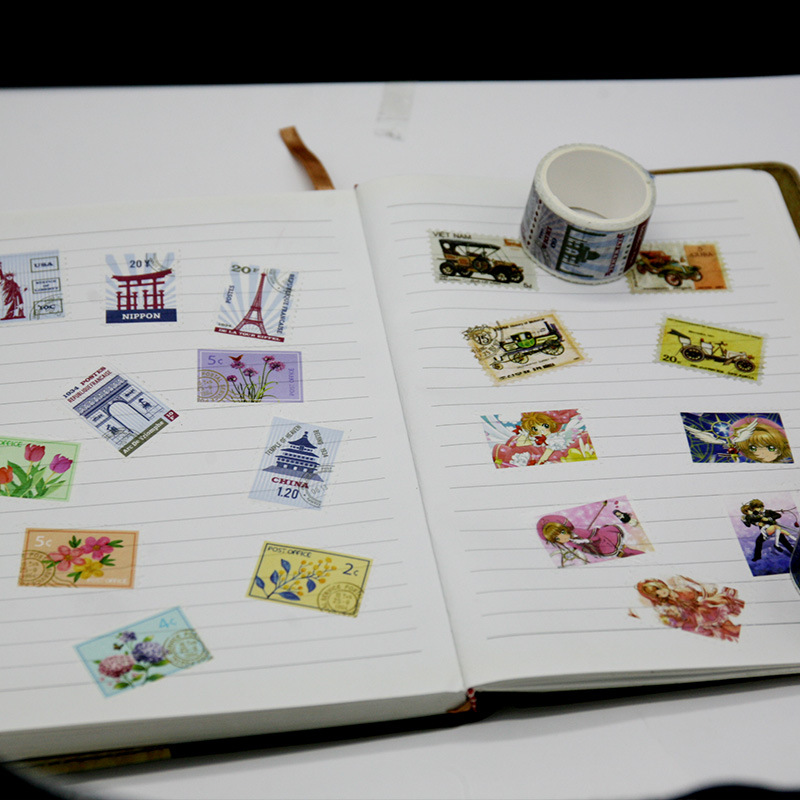 Hot Stamping and Paper Tape Wholesale DIY Character Handbook Tape Tearable and Paper Punched Tape Manufacturer