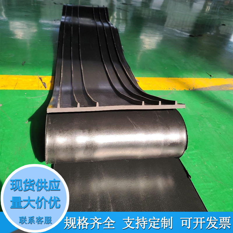 External Rubber Water Stopper, Back-Mounted Steel Edge Water Stopper, Embedded Rubber Water Stopper for Bridge Construction Engineering