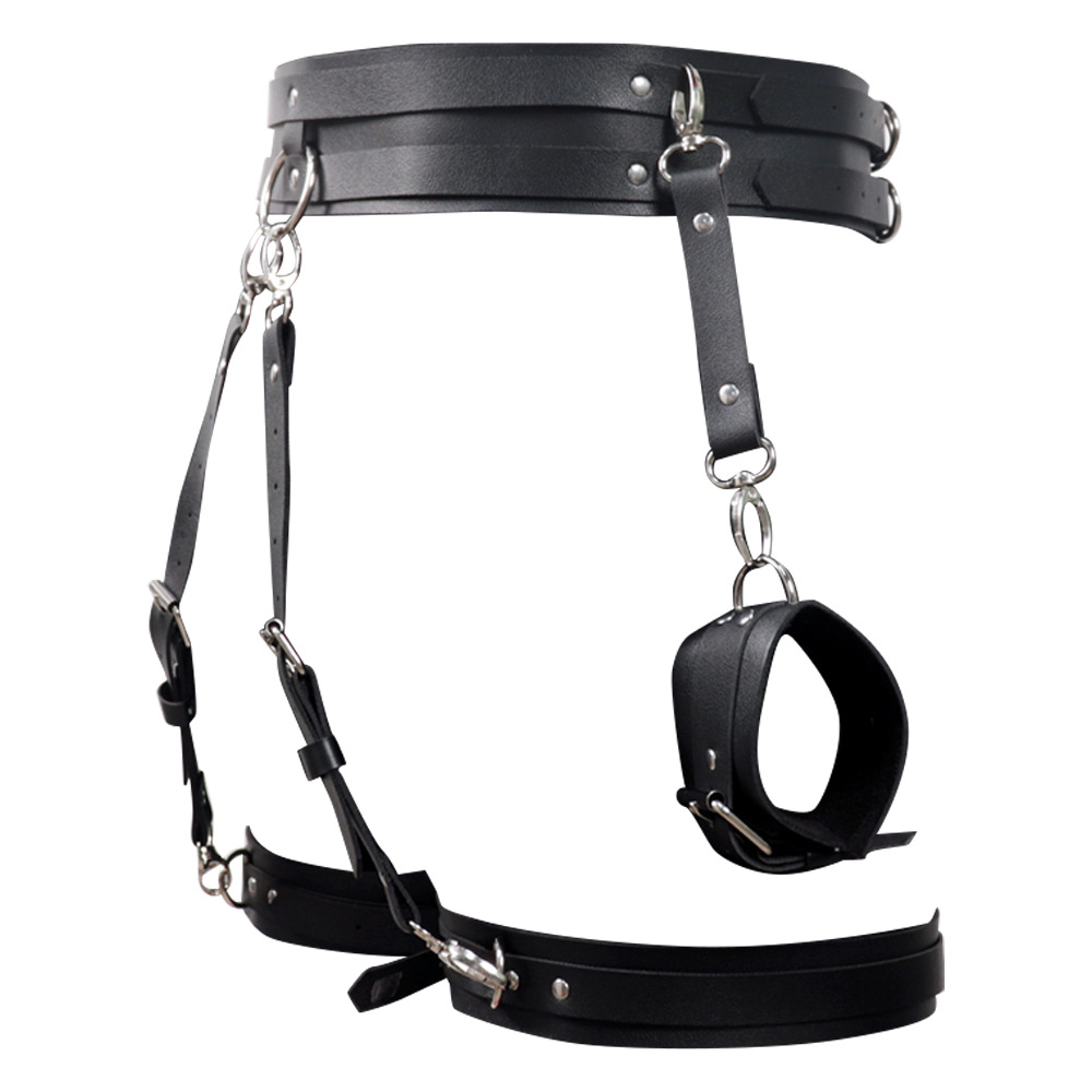 Adult Sex Toys, Leather Restraints, Bondage Underwear, Handcuffs, Underwear, Sex Toys, Flirting Props in Stock