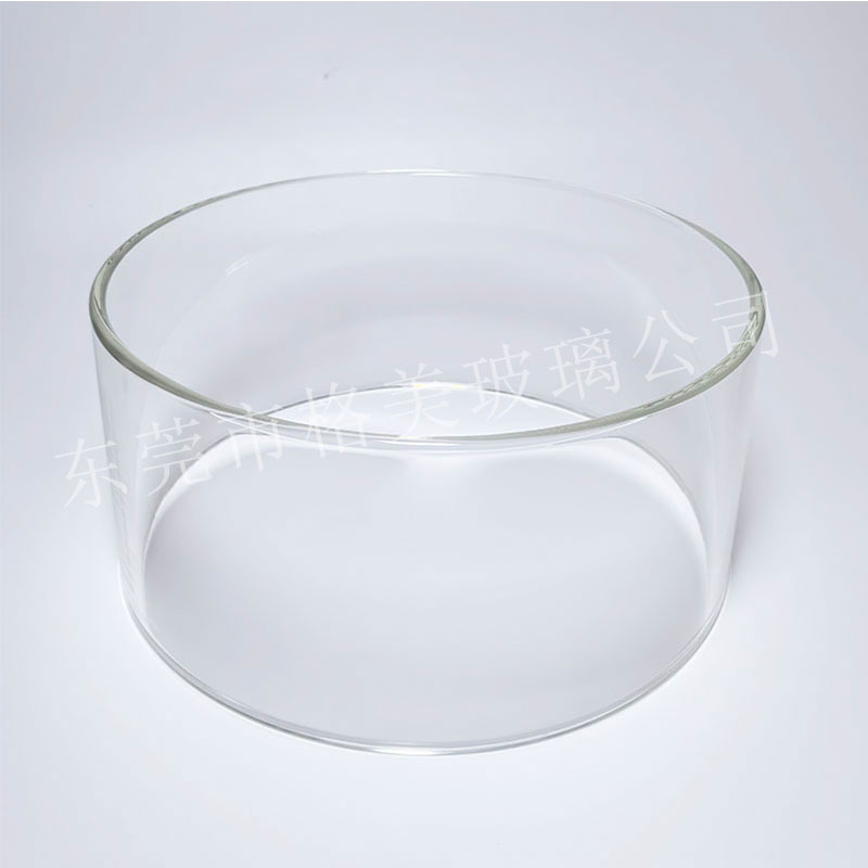 Flat Frosted High Borosilicate Glass Tube White Matte Round Glass Tube Temperature-Resistant Transparent High Borosilicate Glass Tube