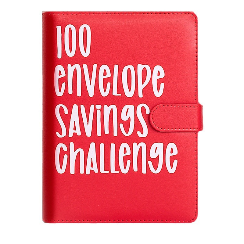 100 Envelopechallenge 100 Days Couple Challenge Money Saving Book Loose-Leaf Money Saving Handbook