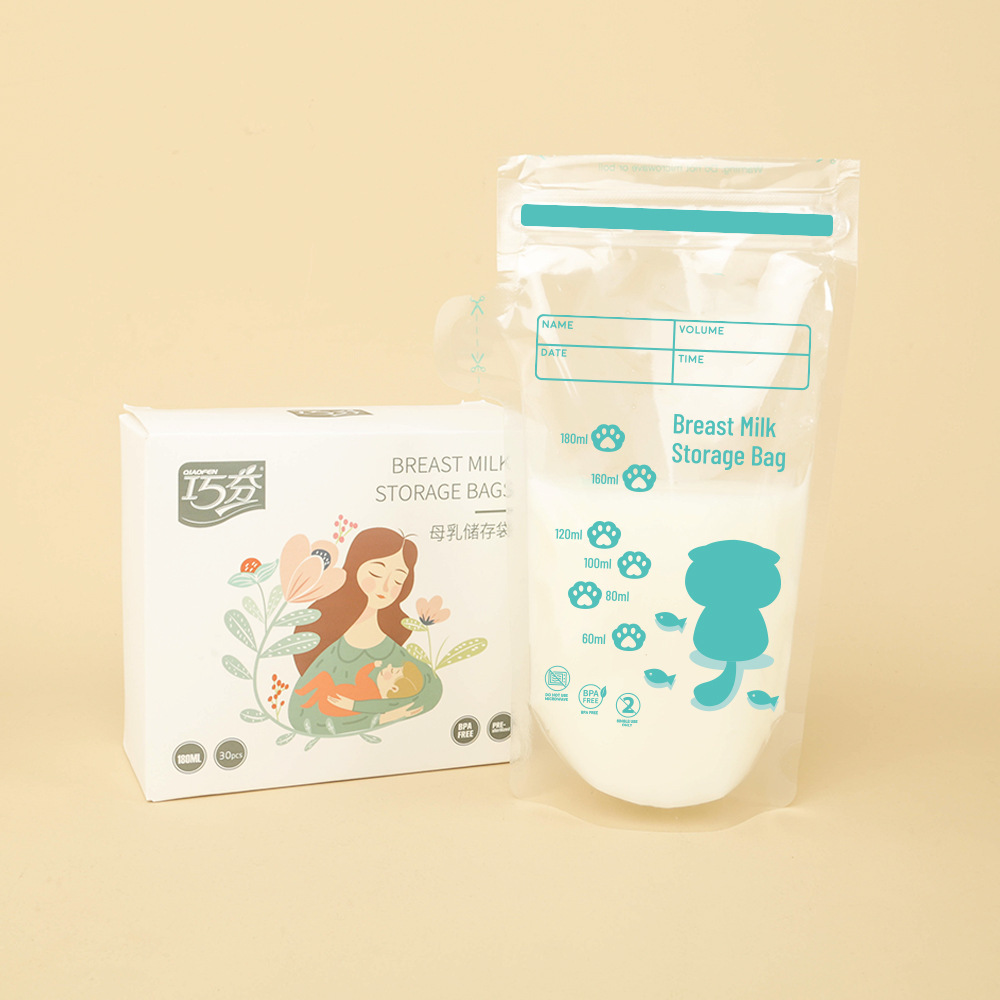 Wow Customized Milk Storage Bag Breast Milk Preservation Bag Small Capacity Disposable Milk Storage Bag Milk Water Cold Jelly Storage No