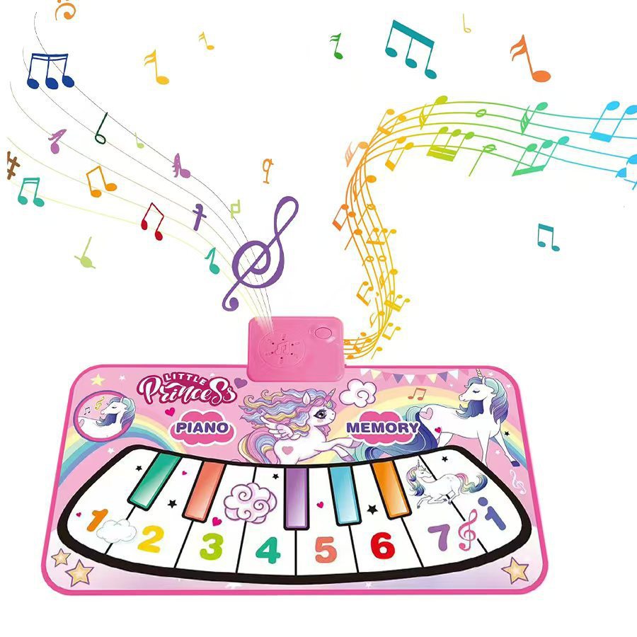 Cross-border New Products Children's Piano Mat Baby Early Childhood Education Music Toys Pedal Music Piano Parent-Child Interactive Science and Education Toys