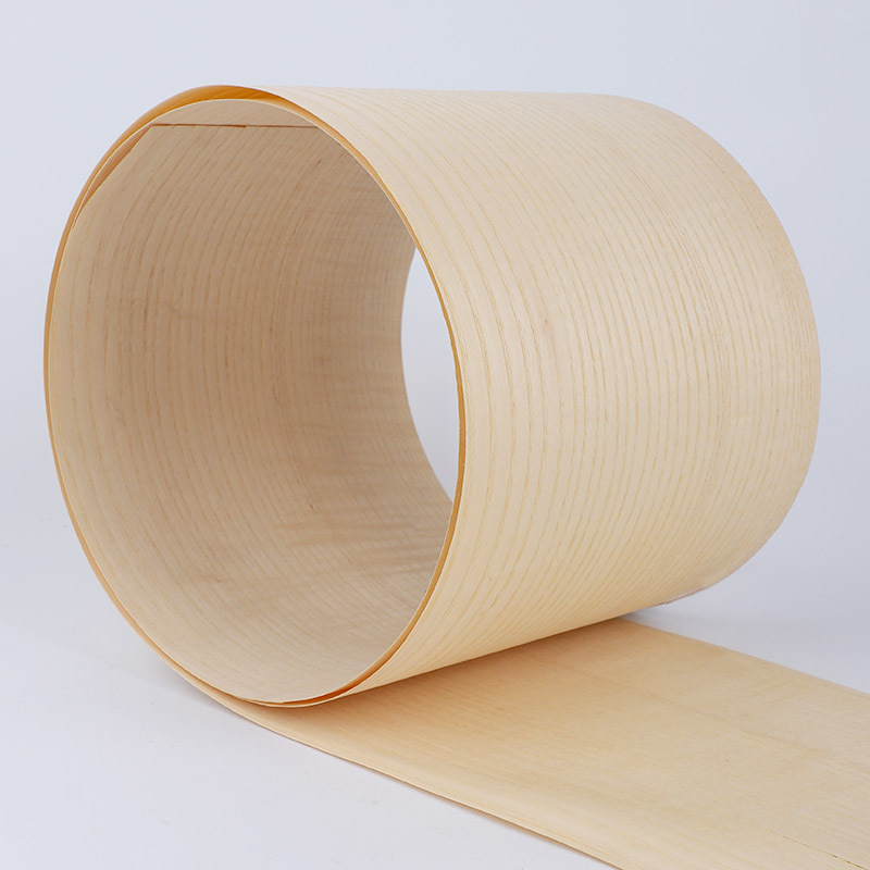 White cork wood natural veneer wood veneer wall panel straight grain veneer UV coating decorative panel cabinet decorative veneer