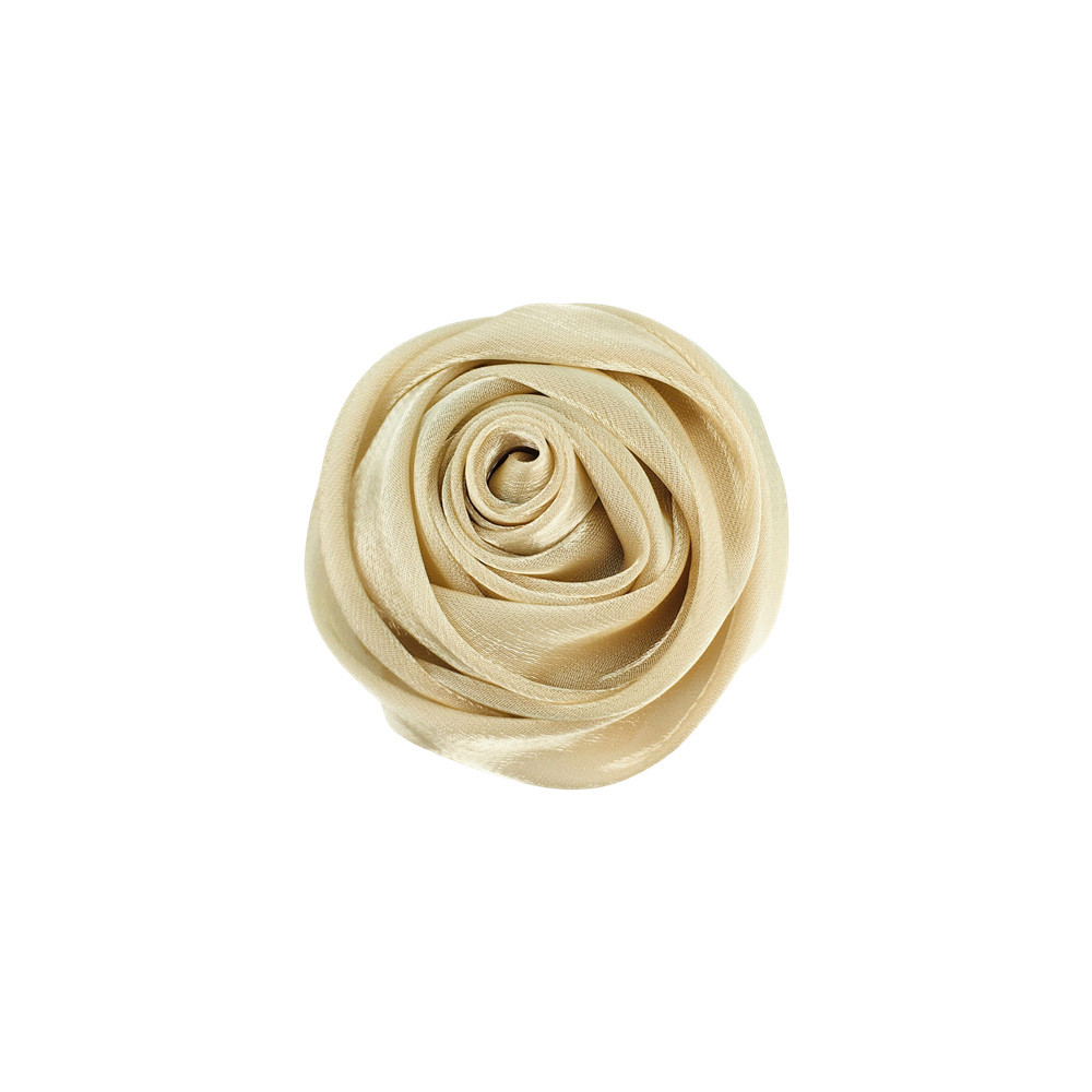 4.5cm high-grade satin silk fabric three-dimensional rose bud DIY corsage shoes and hats clothing fabric flower accessories