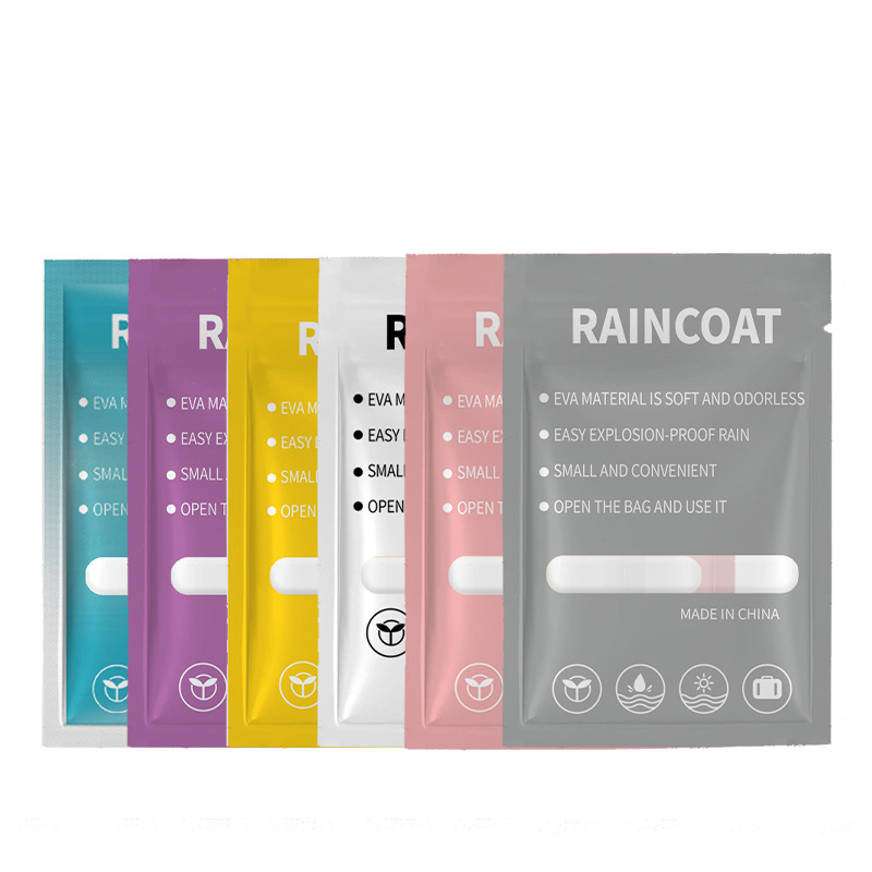 EVA non-disposable raincoat one-piece long thickened poncho adult children outdoor portable raincoat scenic spot wholesale