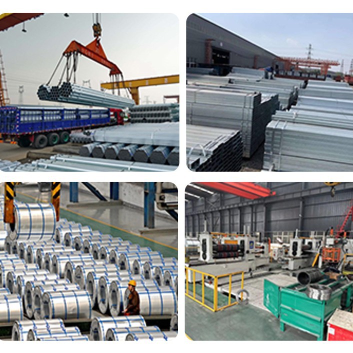 Zinc-Aluminum-Magnesium Square Tube S350Gd Curtain Wall Square Tube Photovoltaic Column Sun Room Zinc-Aluminum-Magnesium Square Tube Manufacturer Wholesale