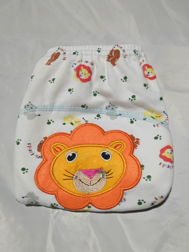 Children's Cartoon Diaper Pants Baby Study Pants Infant Cotton Training Pants Newborn Washable Diaper Pants