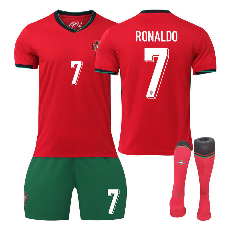 2024 European Cup Spain Jersey Ronaldo No. 7 New Season Football Jersey America Cup Argentina Messi No. 10