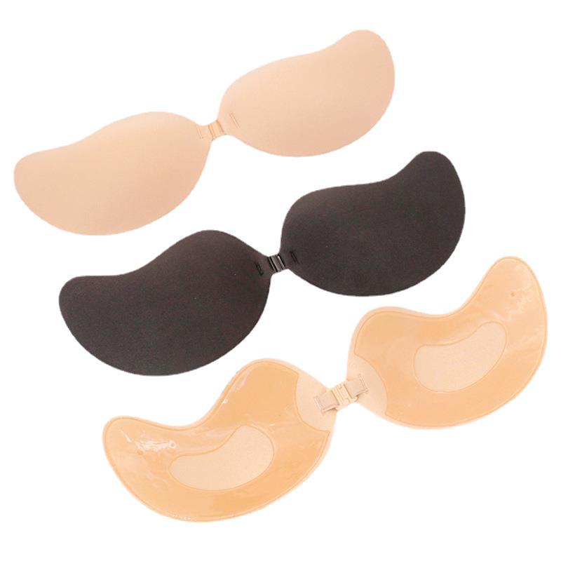 Silicone Chest Sticker Wholesale Breathable Glue Mango Cup Silicone Bra Invisible Chest Sticker Wedding Dress Special Gathered Underwear