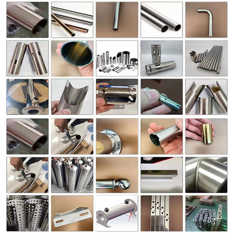304 Stainless Steel Square Tube Profile Rectangular Tube 201 Stainless Steel Square Steel Mirror Square Tube Decorative Tube Steel Pipe
