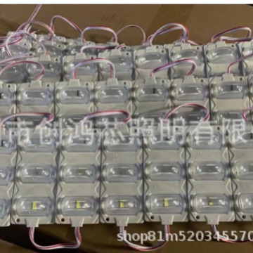 Manufacturer Produces LED Module Advertising Luminous Characters Light Source Car Lights Lens LED Injection Module Three-light Wheel Eyebrow Lights