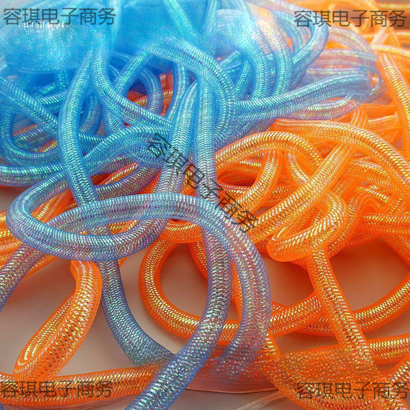Styling Mesh Pipe Mesh Fabric Fantasy Headwear Hollow Material Twisted Elastic Accessories Mesh Handmade Elastic Others