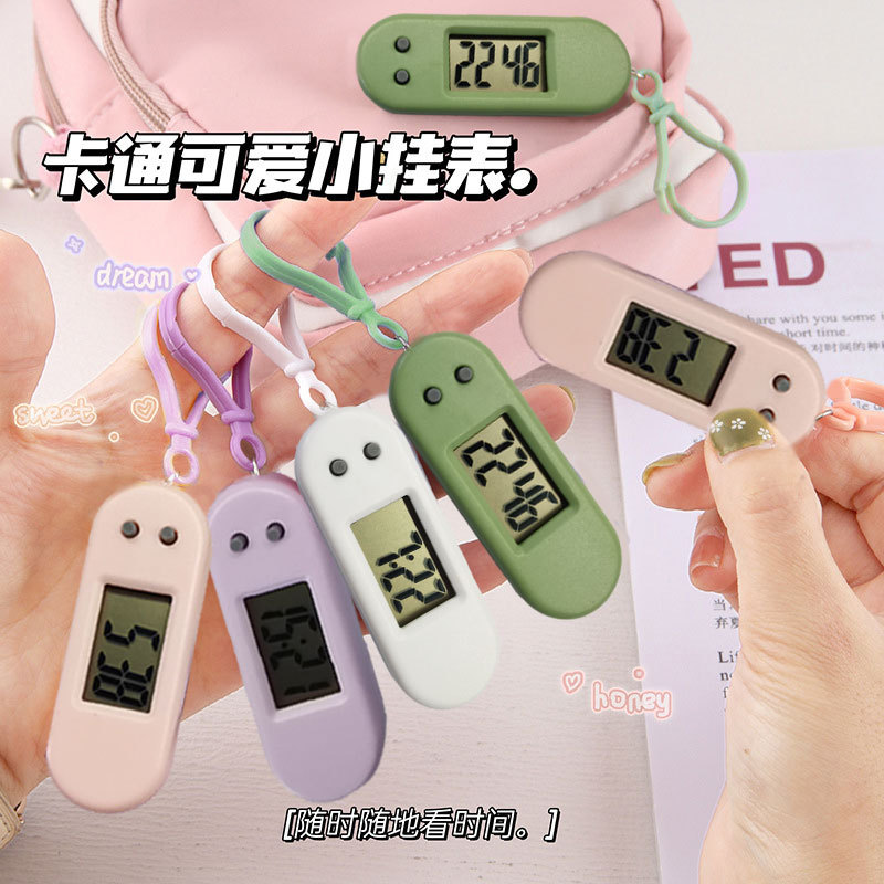 Customized Macaron Timer Candy-Colored Digital Small Hanging Watch Silent Student Exam Electronic Watch Electronic Hanging Watch