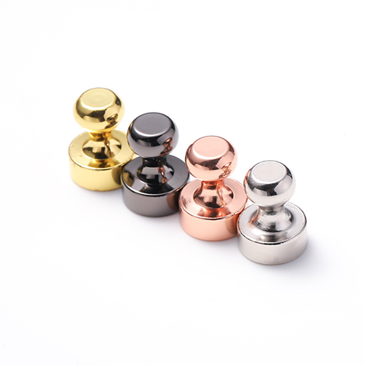 Spot Wholesale Strong Magnetic Metal Magnetic Nails Refrigerator Magnets Strong Magnetic Nails Calligraphy and Painting Felt Magnets Strong Magnetic Thumbtacks