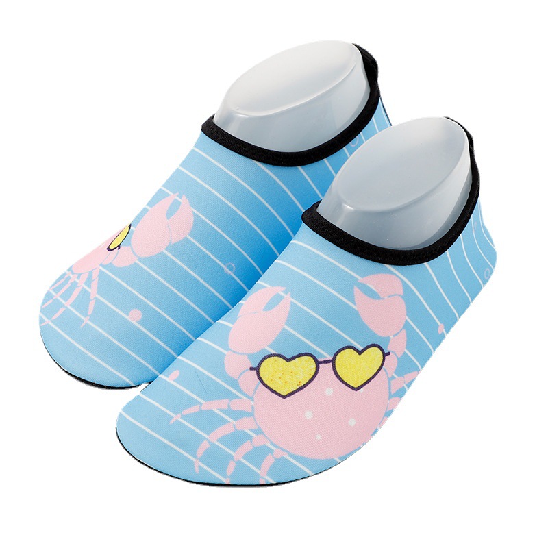 Cross-border Children's Beach Shoes New Non-slip Soft Sole Outdoor Wading Shoes Indoor Floor Fitness Yoga Shoes and Socks