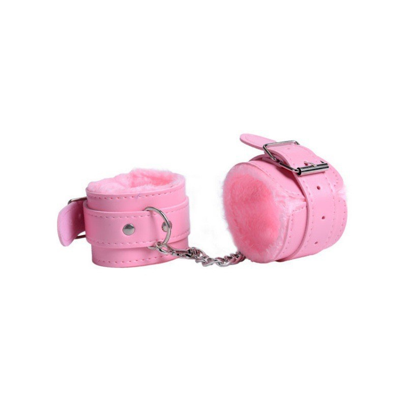 Fun Plush Hand K Foot Handcuffs Leather Bundled Shackles Toys Couple Adult Sex Supplies Wholesale