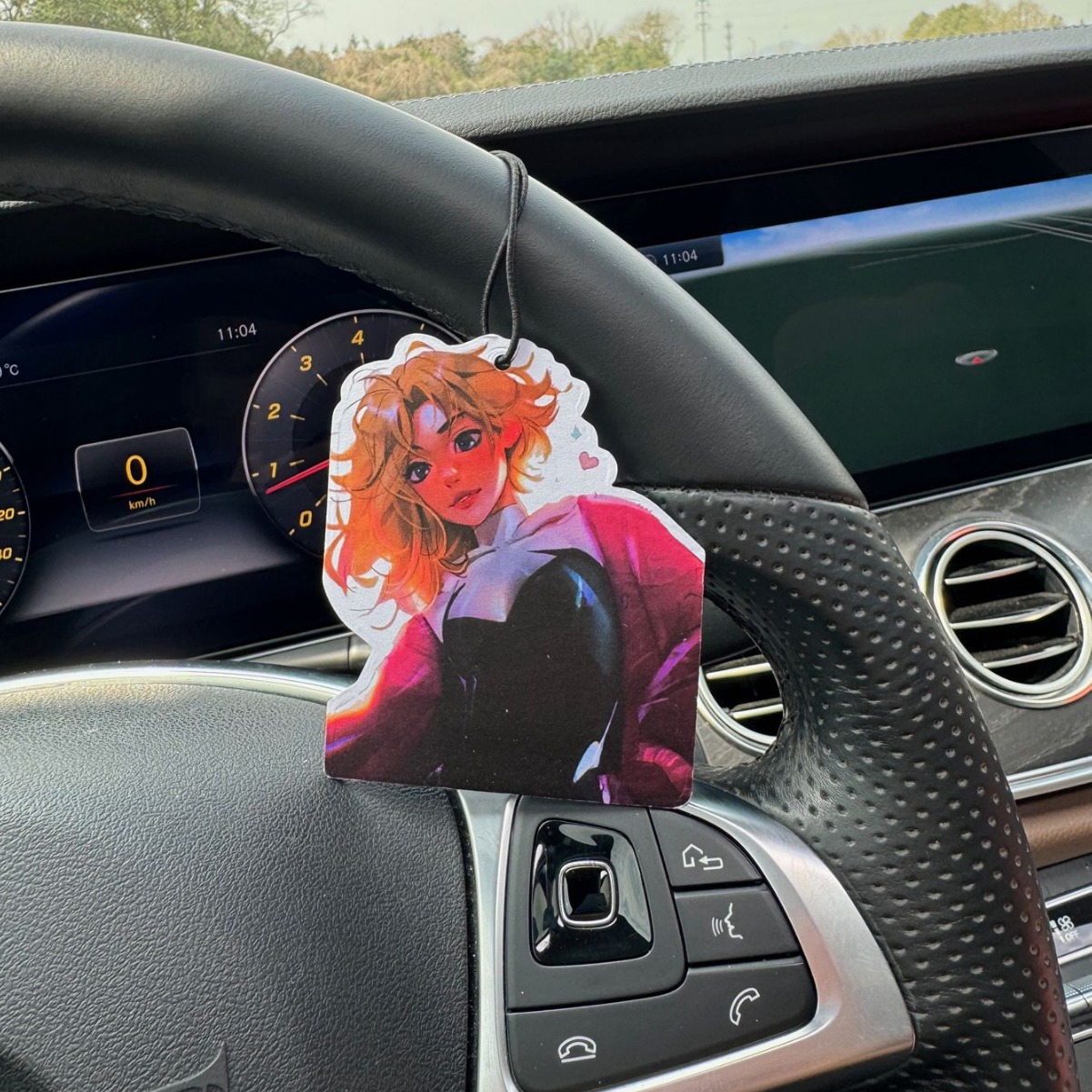 Car Aromatherapy Tablets Anime Goddess Cute Girl Car Interior Decoration Pendant Deodorizing Home Bedroom Ornaments