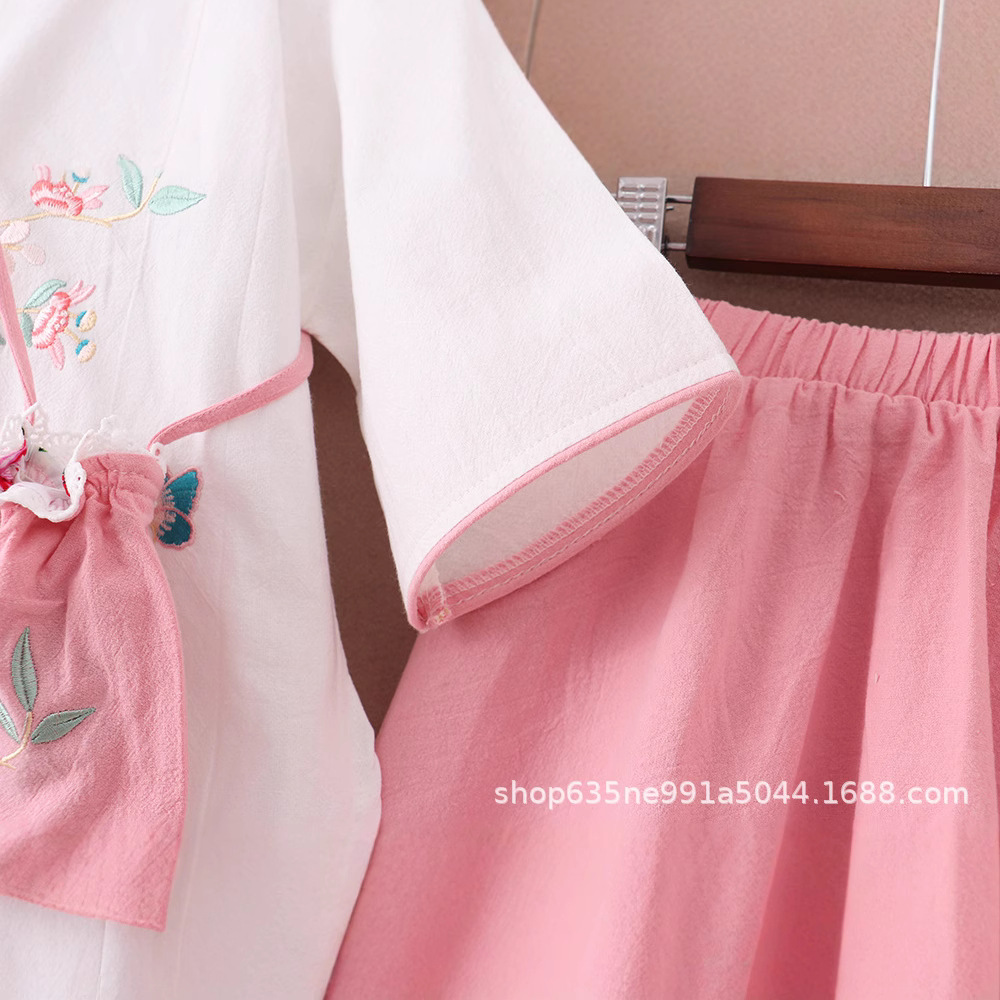 Children's antique Hanfu 3 suit 2025 spring and summer Chinese style boys and girls performance clothing Tang suit performance clothing wholesale